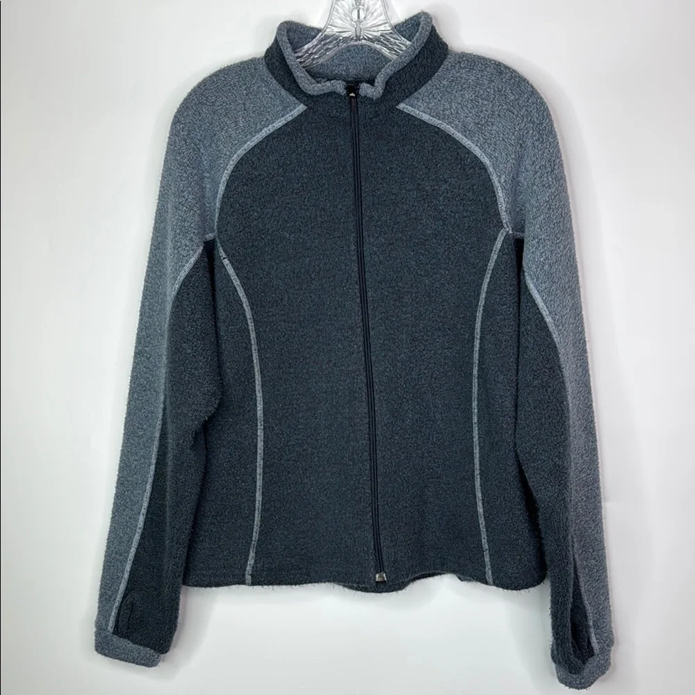 Kuhl Alfpaca Fleece Blue Polyester Full Zip Sweatshirt XL